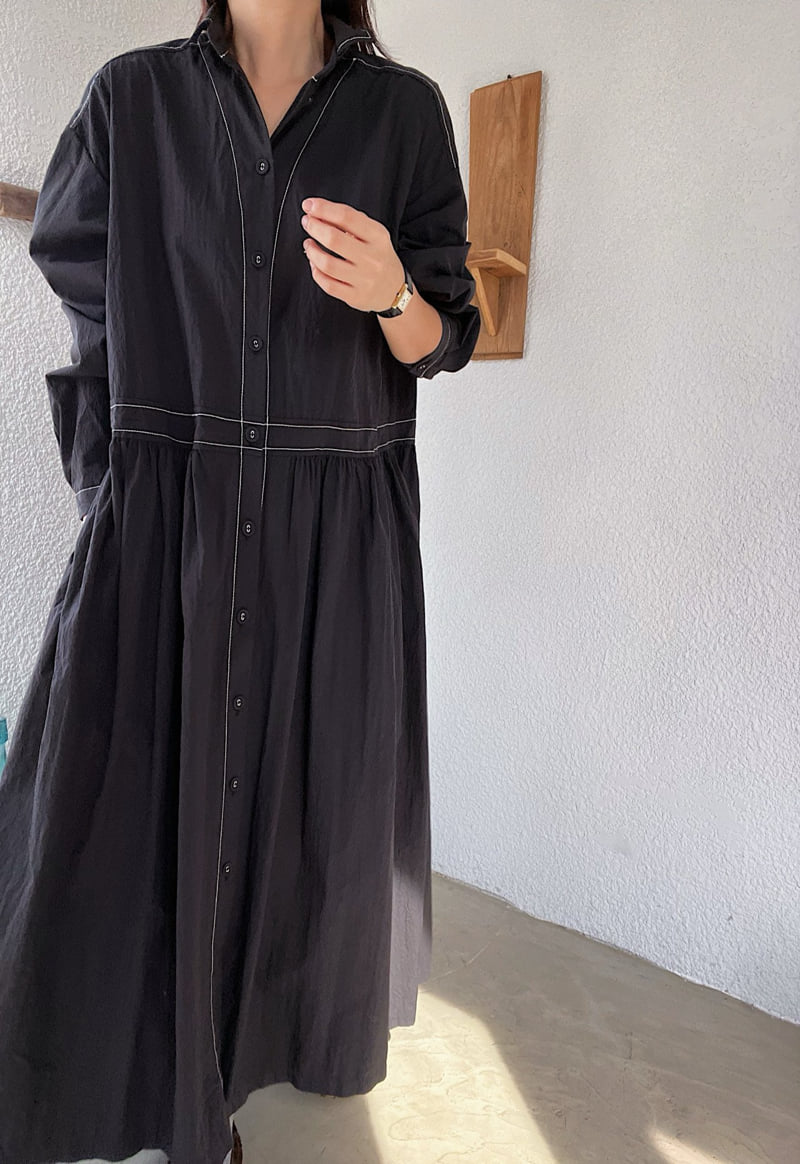 Lagrass - Korean Women Fashion - #momslook - Curmin One-piece