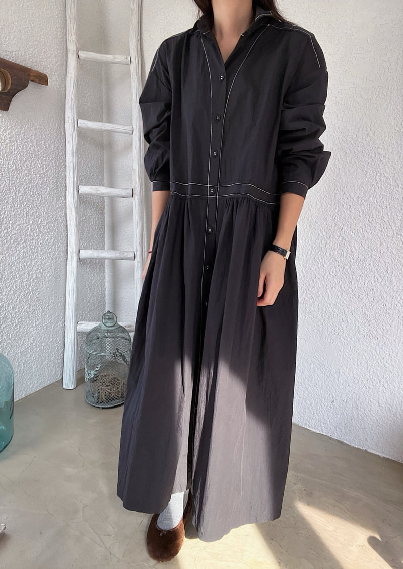 Lagrass - Korean Women Fashion - #momslook - Curmin One-piece - 7