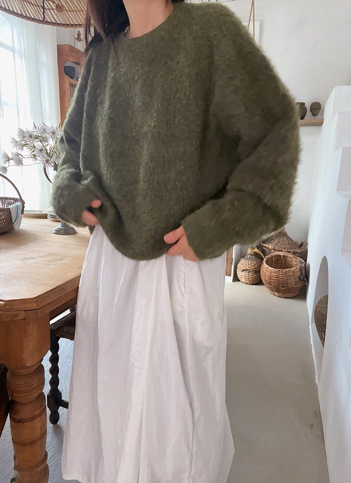 Lagrass - Korean Women Fashion - #vintagekidsstyle - Lira Brush Top - 4