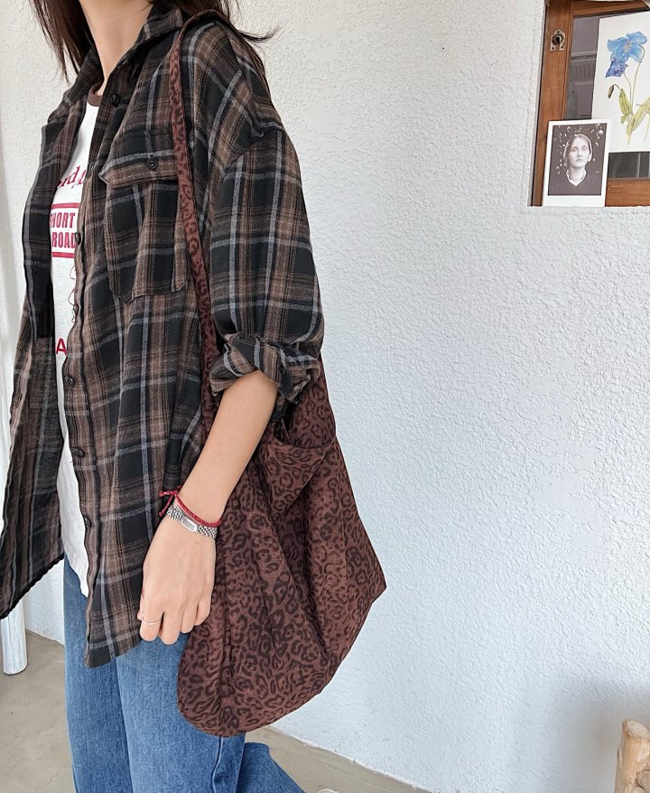 Lagrass - Korean Women Fashion - #restrostyle - Dear Check Shirt - 3