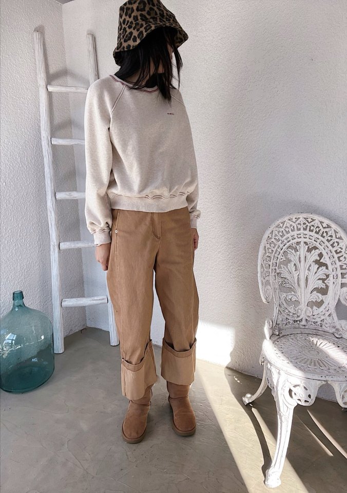 Lagrass - Korean Women Fashion - #restrostyle - Merci Sweatshirt - 6