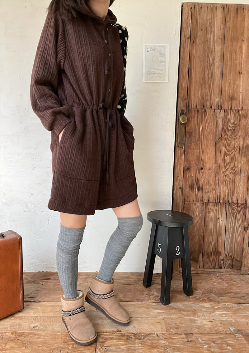 Lagrass - Korean Women Fashion - #romanticstyle - Ribbed Knee Socks - 9