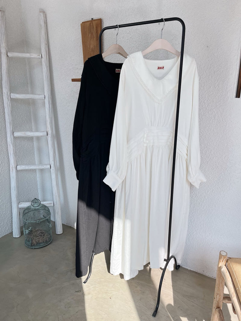 Lagrass - Korean Women Fashion - #romanticstyle - Elise One-piece - 7