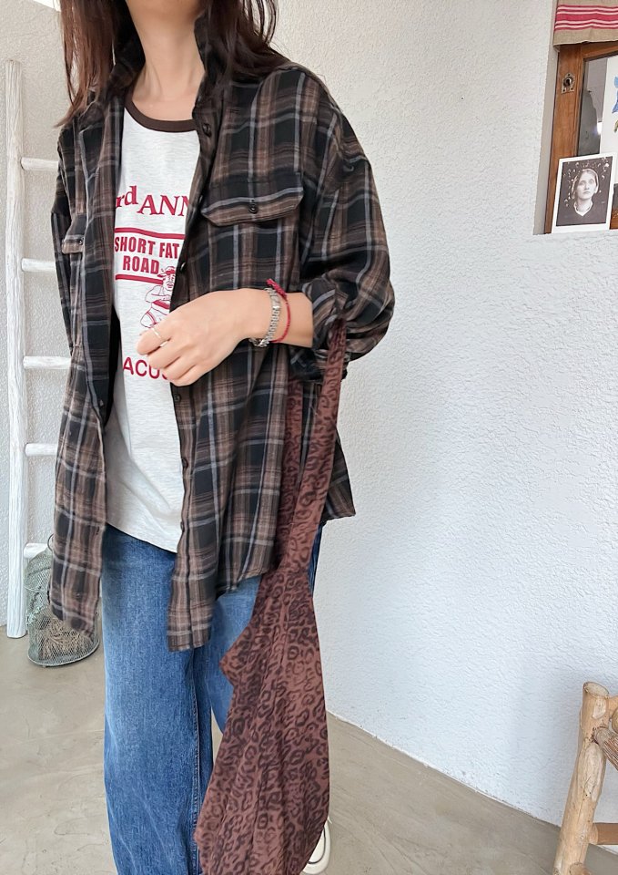Lagrass - Korean Women Fashion - #thatsdarling - Dear Check Shirt - 6