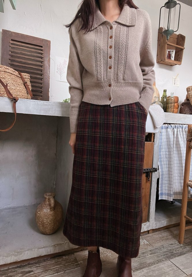 Lagrass - Korean Women Fashion - #thatsdarling - Rye Check Skirt - 10