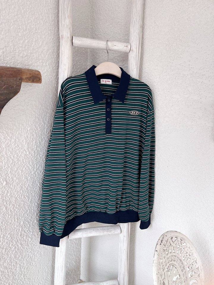Lagrass - Korean Women Fashion - #thatsdarling - Tommy Collar Tee - 6