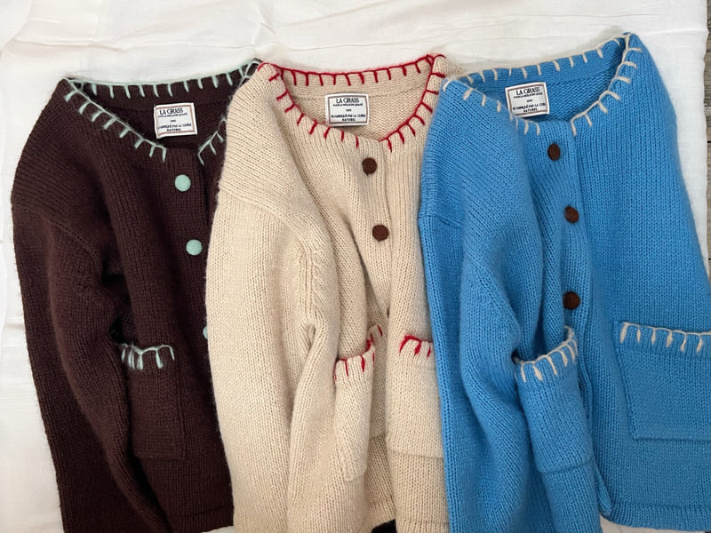 Lagrass - Korean Women Fashion - #thatsdarling - Knit Cardigan