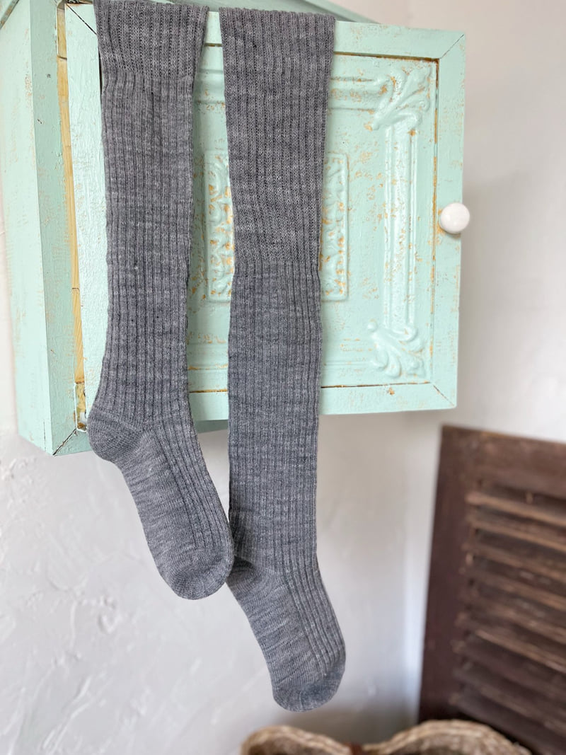 Lagrass - Korean Women Fashion - #thatsdarling - Ribbed Knee Socks - 11