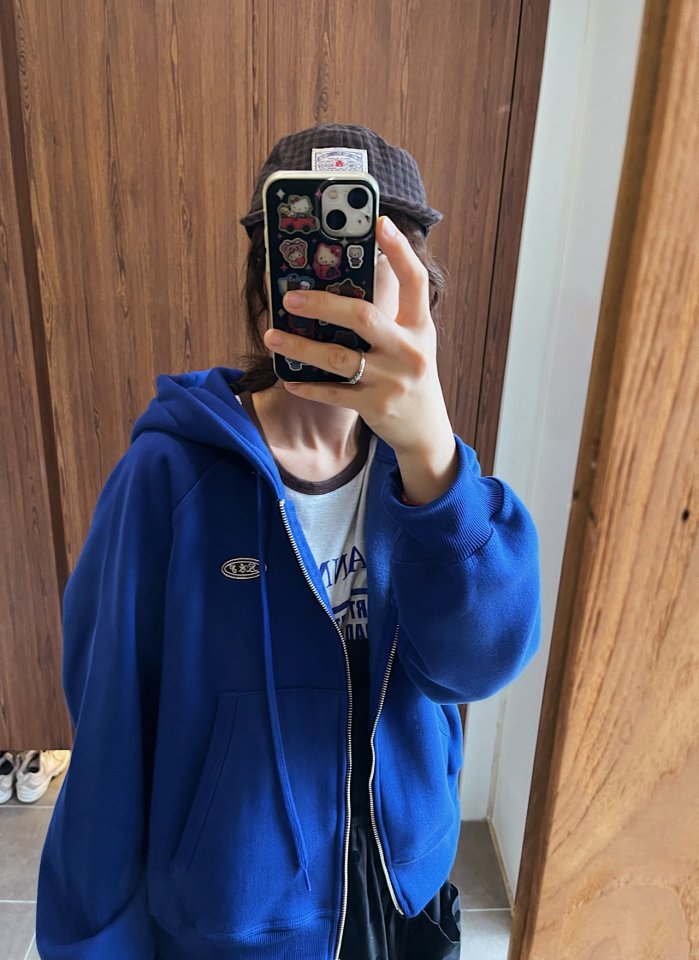 Lagrass - Korean Women Fashion - #vintageinspired - Cien Hood Zip-up - 10