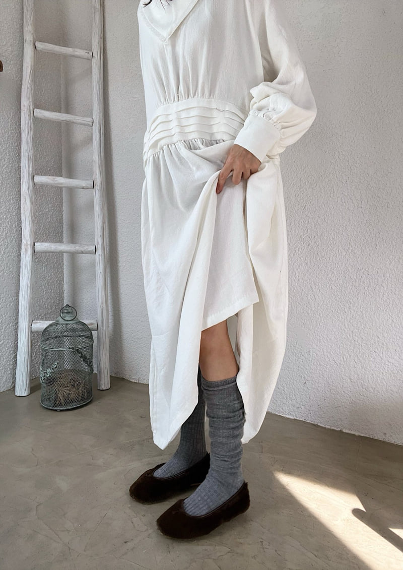 Lagrass - Korean Women Fashion - #vintagekidsstyle - Ribbed Knee Socks - 6