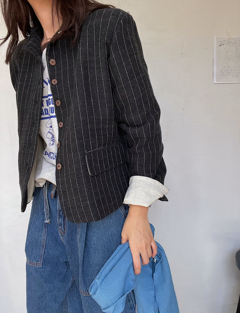 Lagrass - Korean Women Fashion - #vintagekidsstyle - Floran Jacket - 5