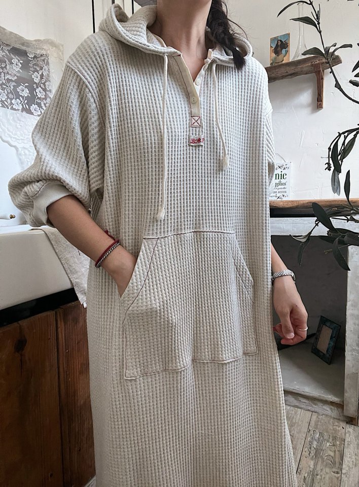Lagrass - Korean Women Fashion - #womensfashion - Waffle One-piece - 2