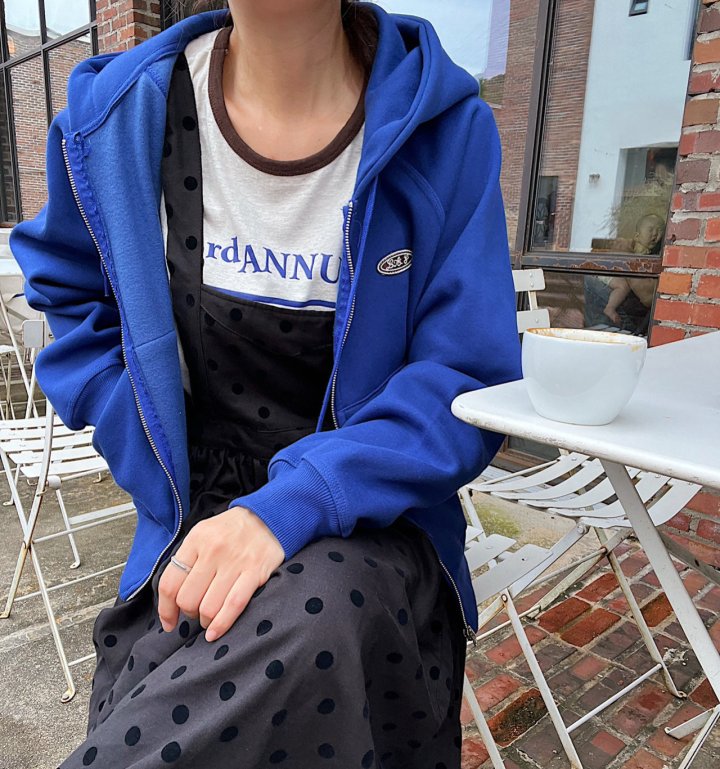 Lagrass - Korean Women Fashion - #womensfashion - Cien Hood Zip-up