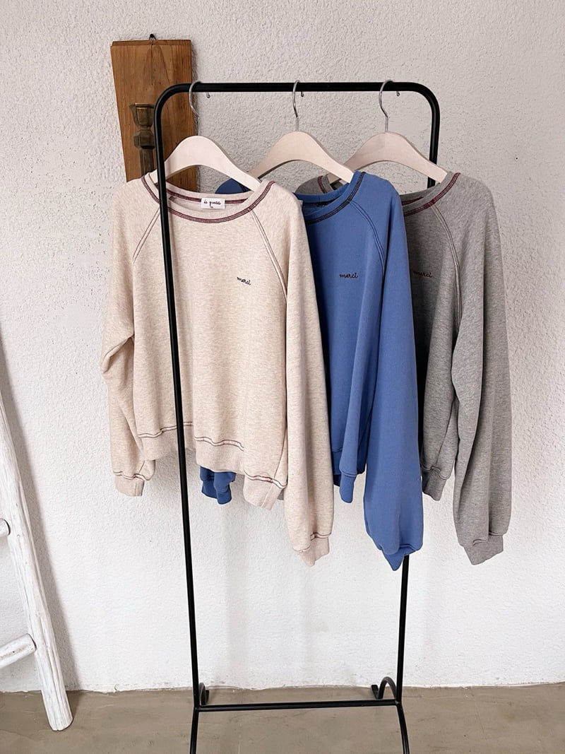 Lagrass - Korean Women Fashion - #womensfashion - Merci Sweatshirt - 12