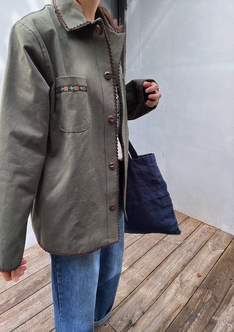Lagrass - Korean Women Fashion - #momslook - Plien Jacket - 4