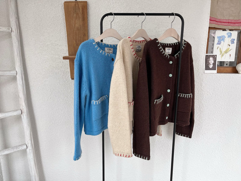 Lagrass - Korean Women Fashion - #womensfashion - Knit Cardigan - 12
