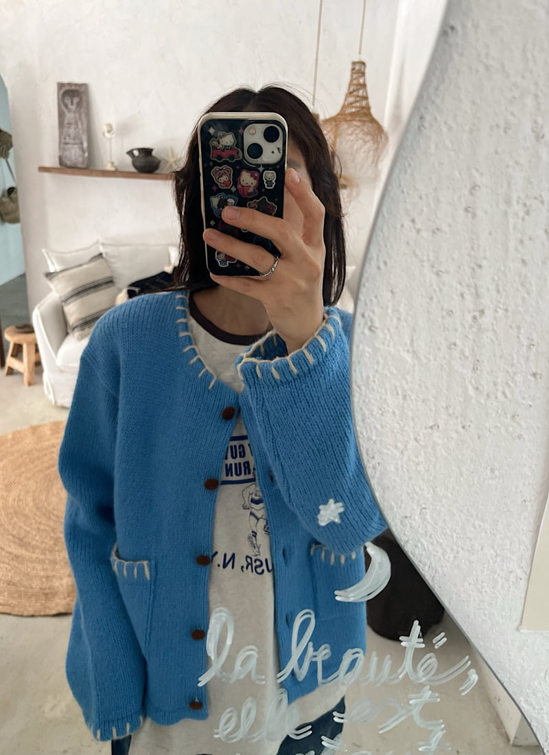 Lagrass - Korean Women Fashion - #momslook - Knit Cardigan - 4