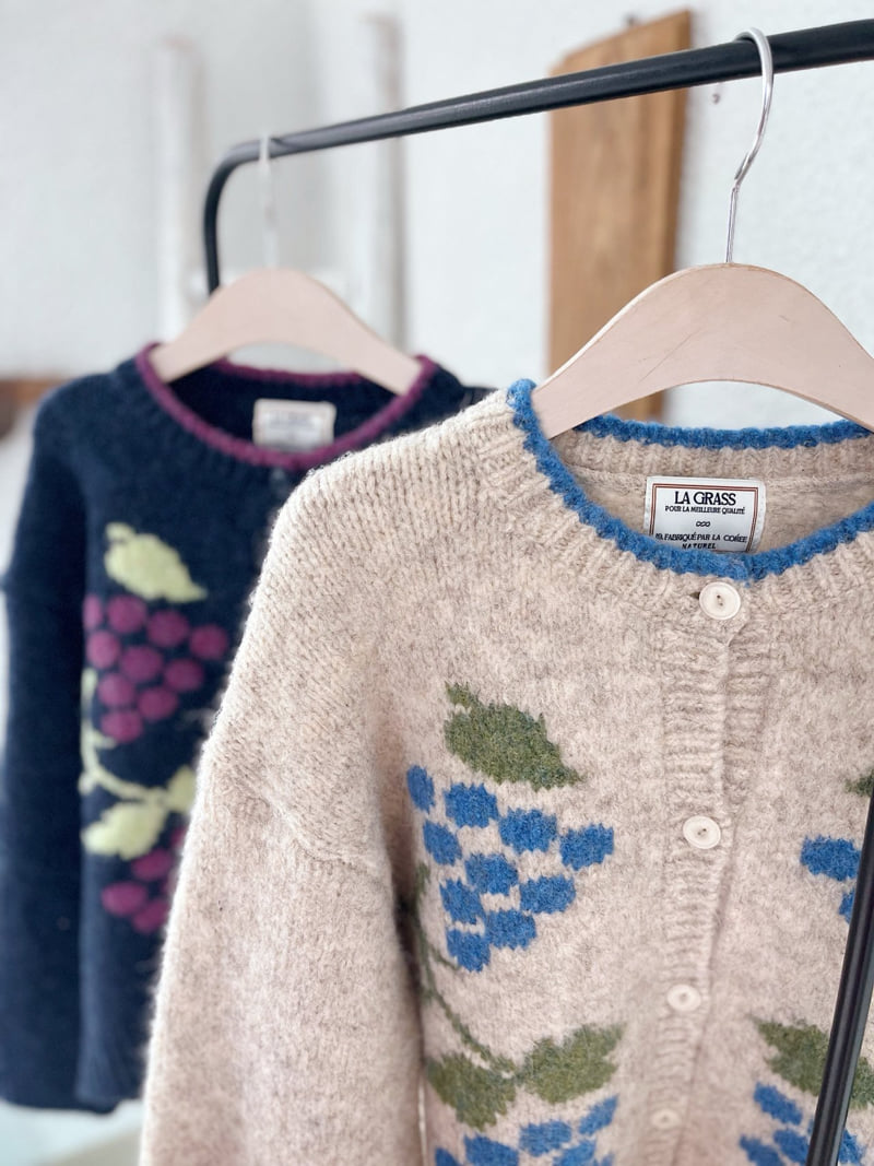 Lagrass - Korean Women Fashion - #womensfashion - Grape Cardigan - 12