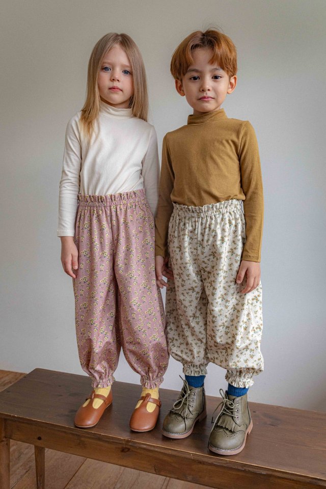 Lenua - Korean Children Fashion - #kidzfashiontrend - Della Half Turtleneck Tee - 4