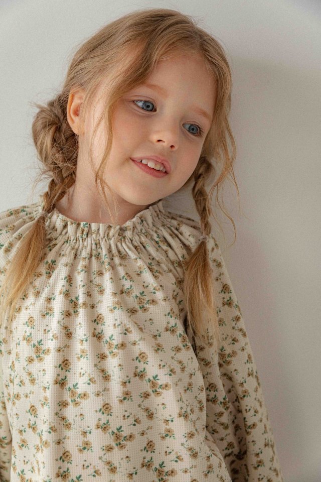 Lenua - Korean Children Fashion - #Kfashion4kids - Vert Blouse - 2