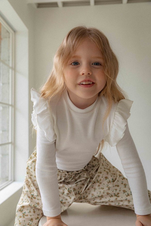 Lenua - Korean Children Fashion - #childofig - Wing Ribbed Tee - 5