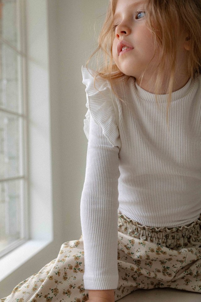 Lenua - Korean Children Fashion - #childofig - Wing Ribbed Tee - 6
