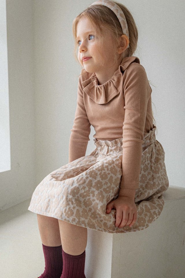 Lenua - Korean Children Fashion - #prettylittlegirls - Ant Jacquard Skirt - 4