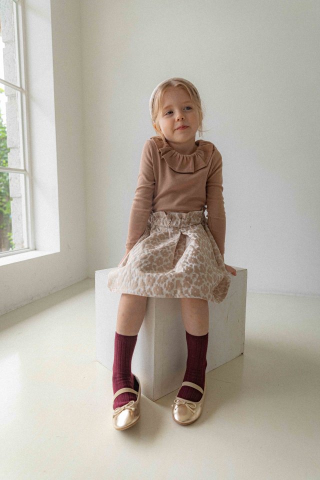 Lenua - Korean Children Fashion - #childofig - Ant Jacquard Skirt - 5