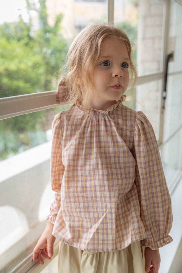 Lenua - Korean Children Fashion - #childrensboutique - Rosy Blouse - 5