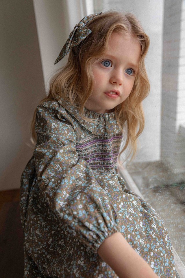 Lenua - Korean Children Fashion - #discoveringself - Merry Smock One-piece - 5