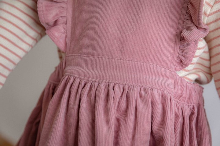 Lenua - Korean Children Fashion - #fashionkids - Wing Corduroy One-piece - 9
