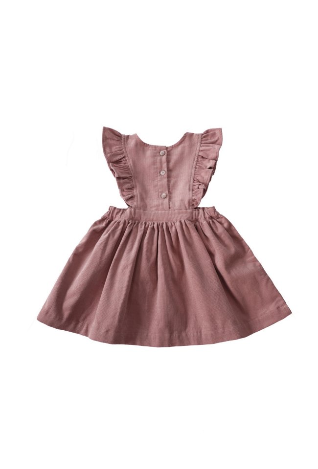 Lenua - Korean Children Fashion - #kidzfashiontrend - Wing Corduroy One-piece - 12