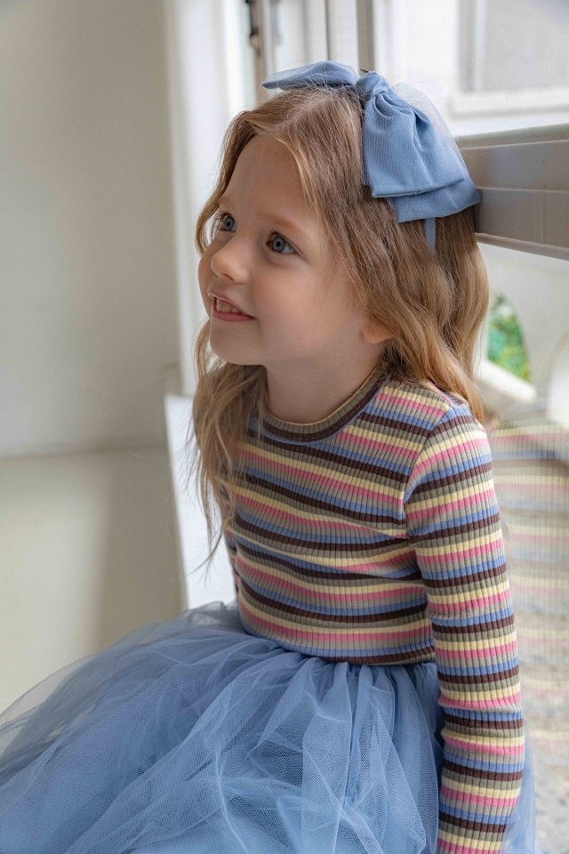 Lenua - Korean Children Fashion - #kidzfashiontrend - Melly Ribbon Hairband - 5