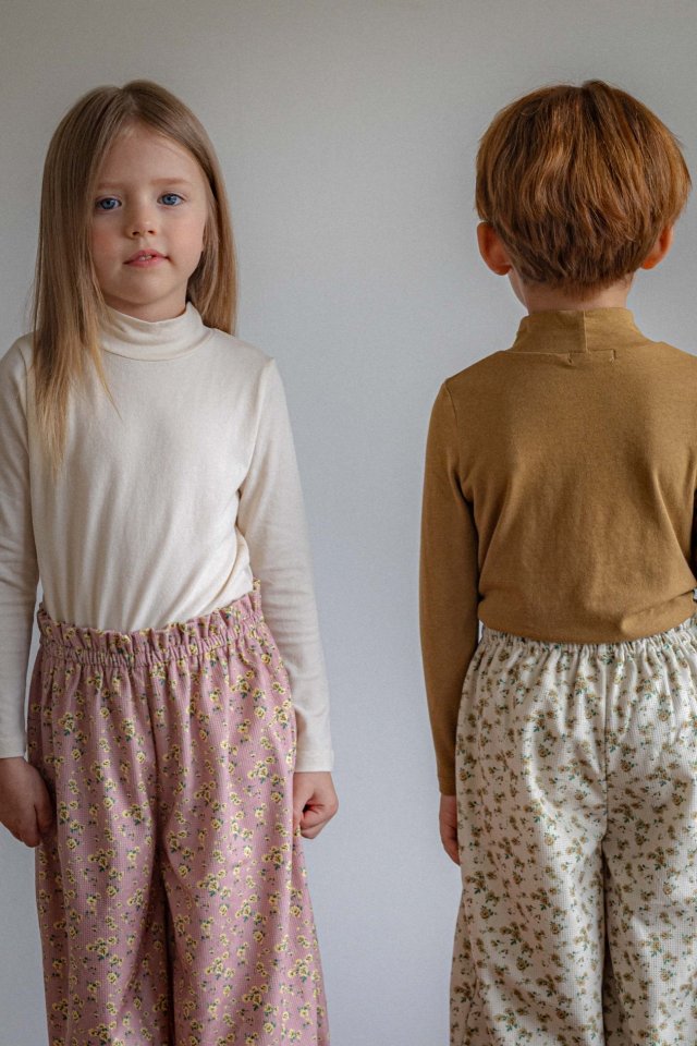 Lenua - Korean Children Fashion - #littlefashionista - Della Half Turtleneck Tee - 5