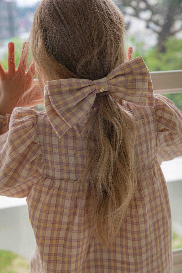 Lenua - Korean Children Fashion - #Kfashion4kids - Rosy Ribbon Clip - 4