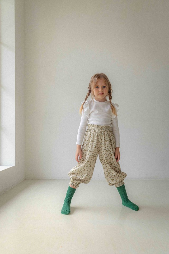 Lenua - Korean Children Fashion - #magicofchildhood - Wing Ribbed Tee - 2