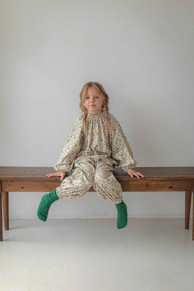 Lenua - Korean Children Fashion - #minifashionista - Vert Blouse - 5