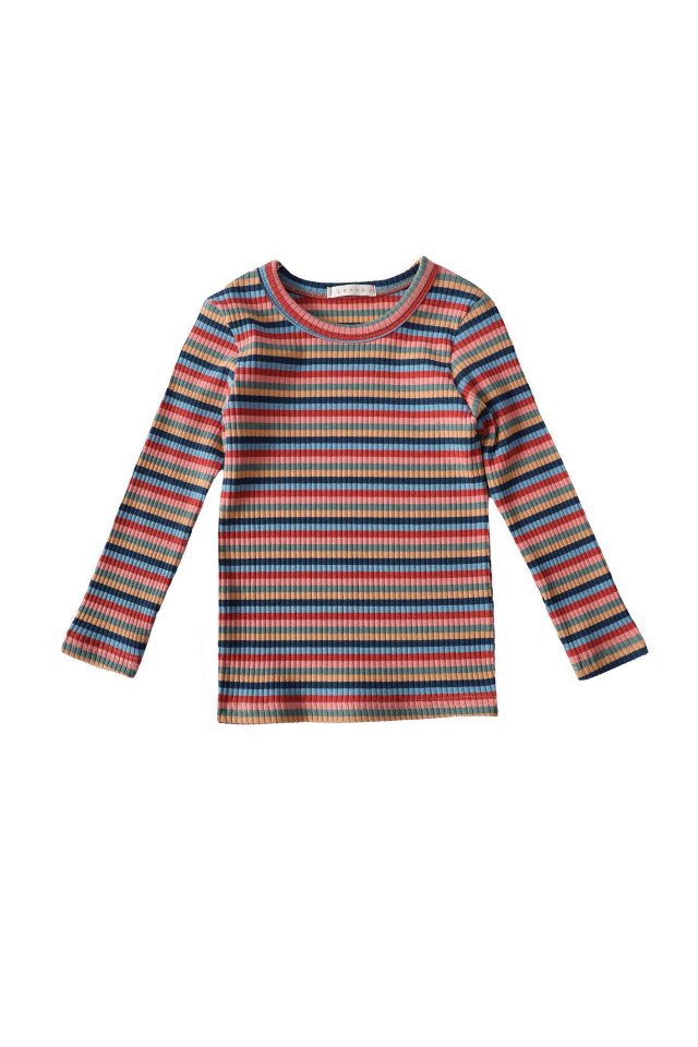 Lenua - Korean Children Fashion - #prettylittlegirls - Rino Stripe Tee - 10