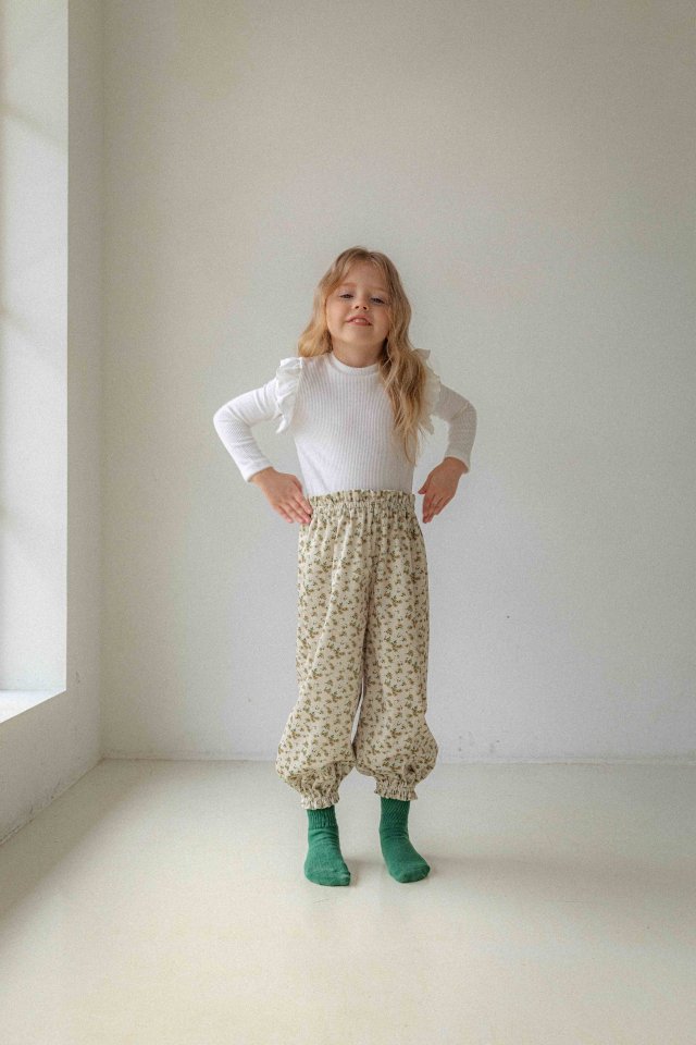 Lenua - Korean Children Fashion - #prettylittlegirls - Vert Jogger Pants - 5