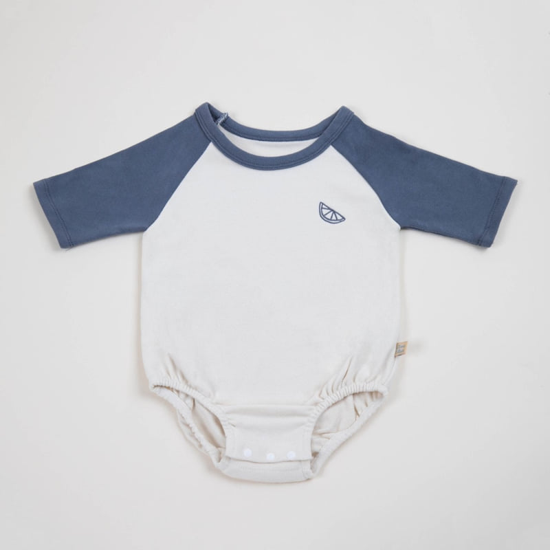 Lime & Blue - Korean Baby Fashion - #babyootd - Cozy Lime Baby Suit - 6