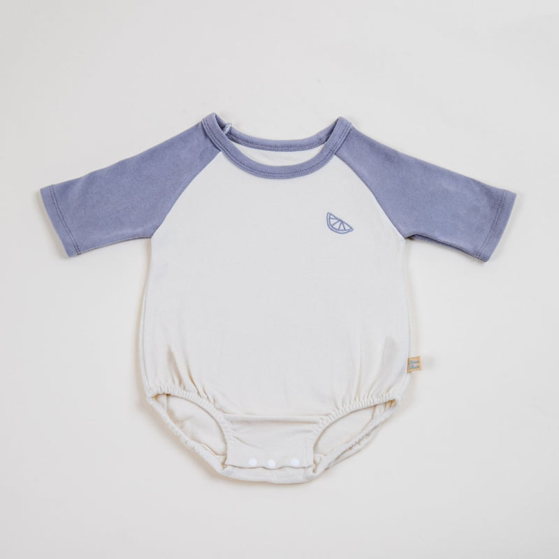Lime & Blue - Korean Baby Fashion - #babyoutfit - Cozy Lime Baby Suit - 7