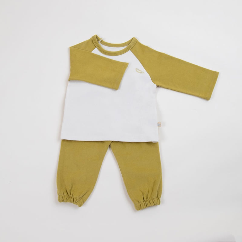 Lime & Blue - Korean Children Fashion - #childofig - Cozy Lime Set - 5