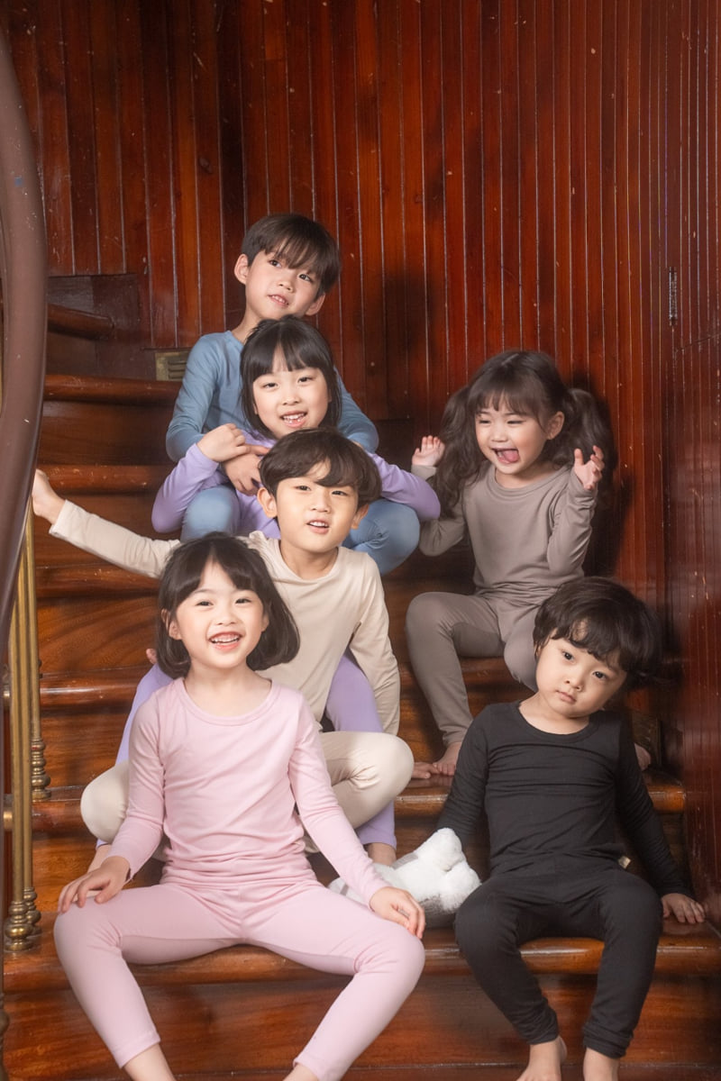Lime & Blue - Korean Children Fashion - #childofig - Cozy Peach Heattech Easywear - 5