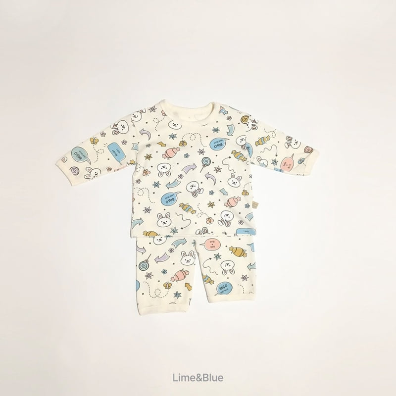 Lime & Blue - Korean Children Fashion - #childrensboutique - Candy Bunny Easywear - 5