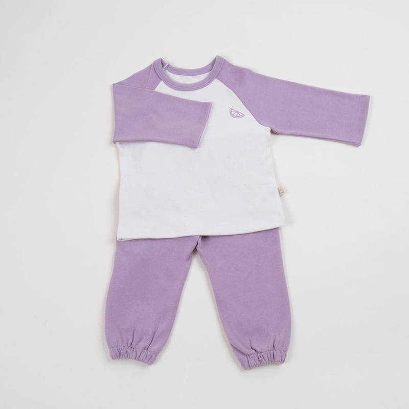 Lime & Blue - Korean Children Fashion - #designkidswear - Cozy Lime Set - 8