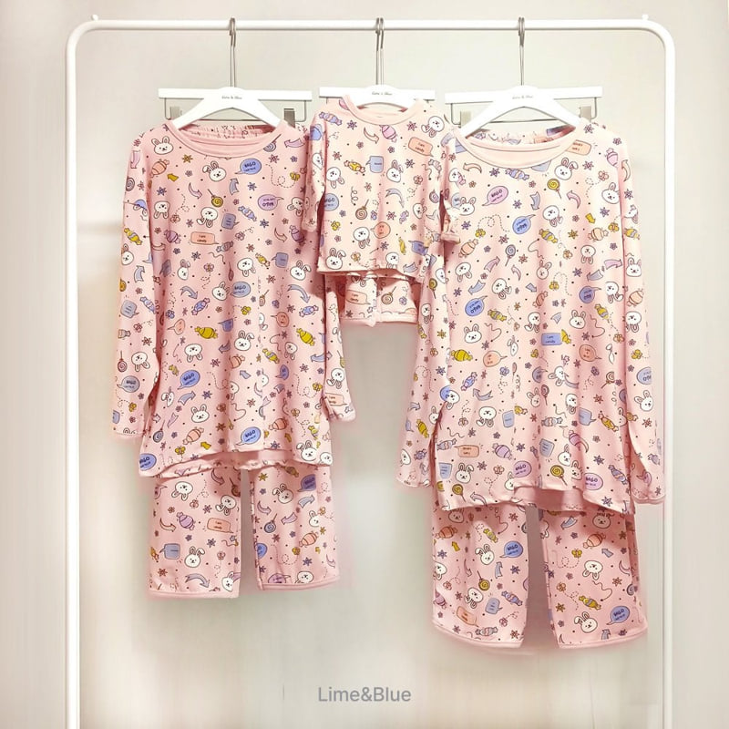 Lime & Blue - Korean Children Fashion - #kidsshorts - Candy Bunny Easywear - 9