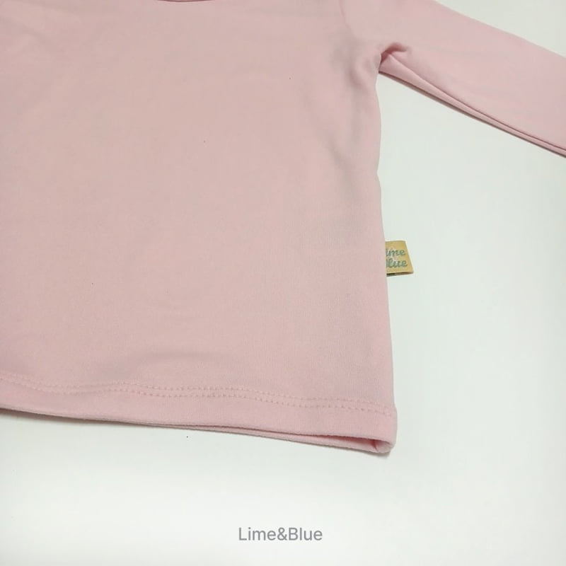Lime & Blue - Korean Children Fashion - #kidsstore - Cozy Peach Heattech Easywear - 11