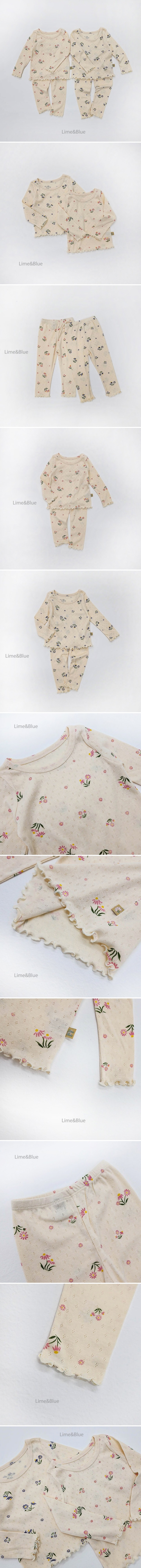 Lime & Blue - Korean Children Fashion - #stylishchildhood - Cosbella Set - 2