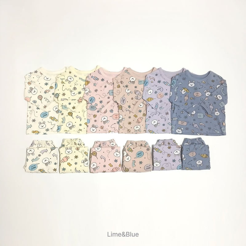 Lime & Blue - Korean Women Fashion - #momslook - Candy Bunny Easywear (Mom) - 2