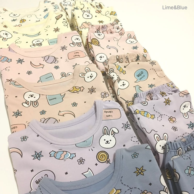 Lime & Blue - Korean Women Fashion - #pursuepretty - Candy Bunny Easywear (Dad) - 6